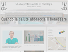 Tablet Screenshot of podologoferrara.it